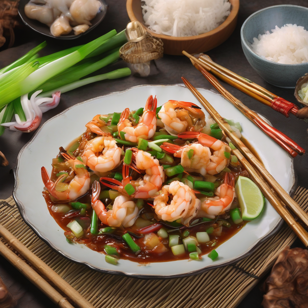 Resep Udang Saus Tiram Yang Menggugah Selera